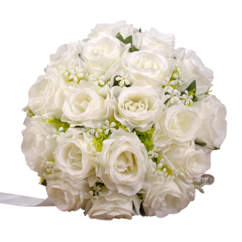 European-style Bride Holding Flowers Wedding Holding Flowers Wedding Bouquet Upscale Bouquet Wedding Supplies