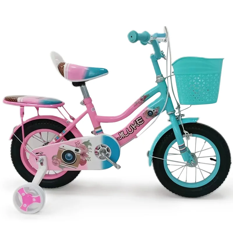 Newest Baby Cycle For Kids 12' Inch Bicycle Bike For Children With Seat And Basket Toddler Bicycle With Training Wheels