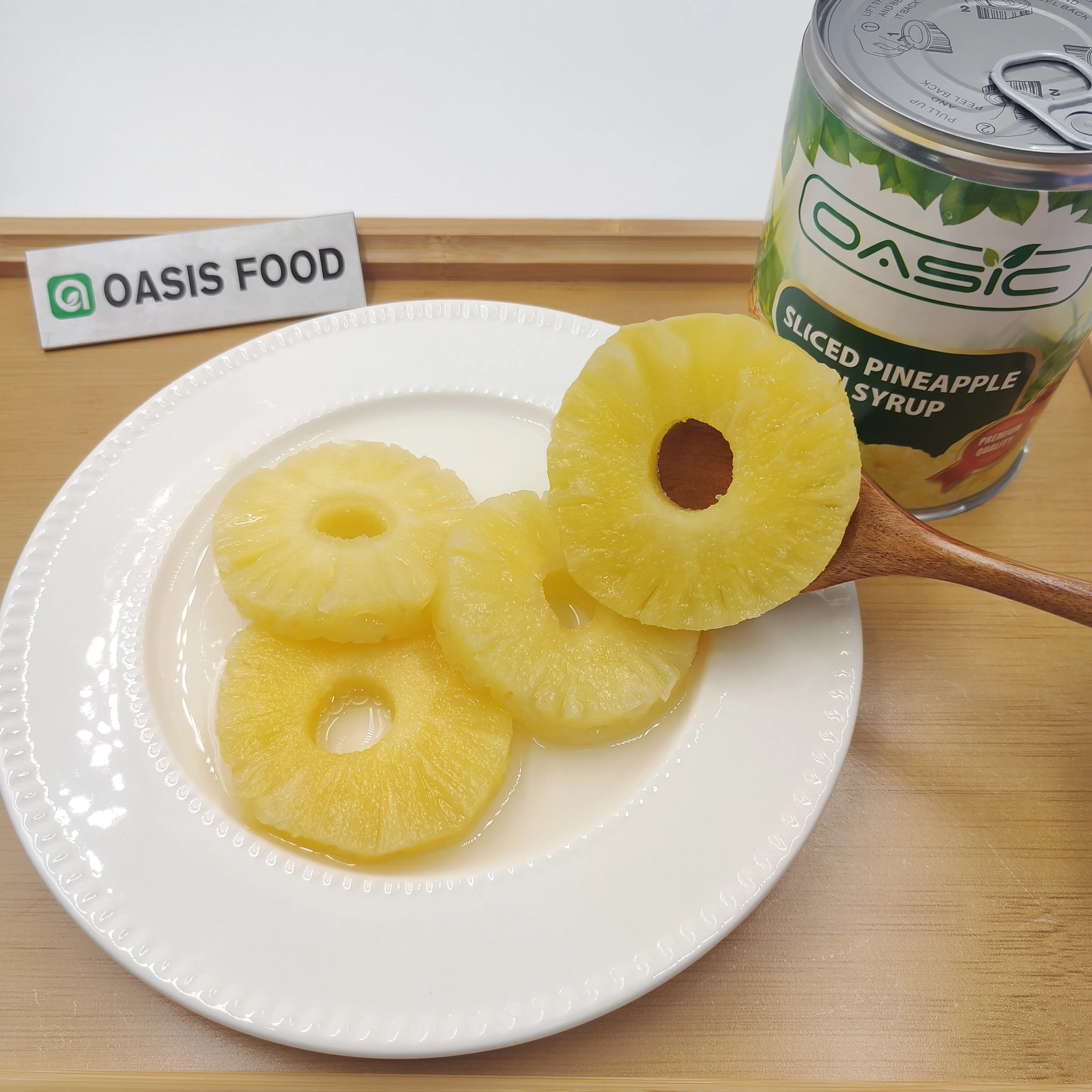 2024 оптовая цена консервированные ананасы Новый сезон фрукты в сиропе легко открывающийся Олово