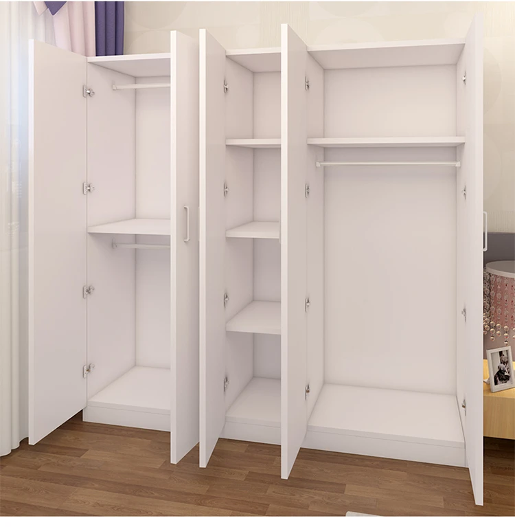 Forever Wardrobe Simple Modern Melamine Particle Board Panel Wardrobe Storage Cabinet Closet Bedroom Wardrobes