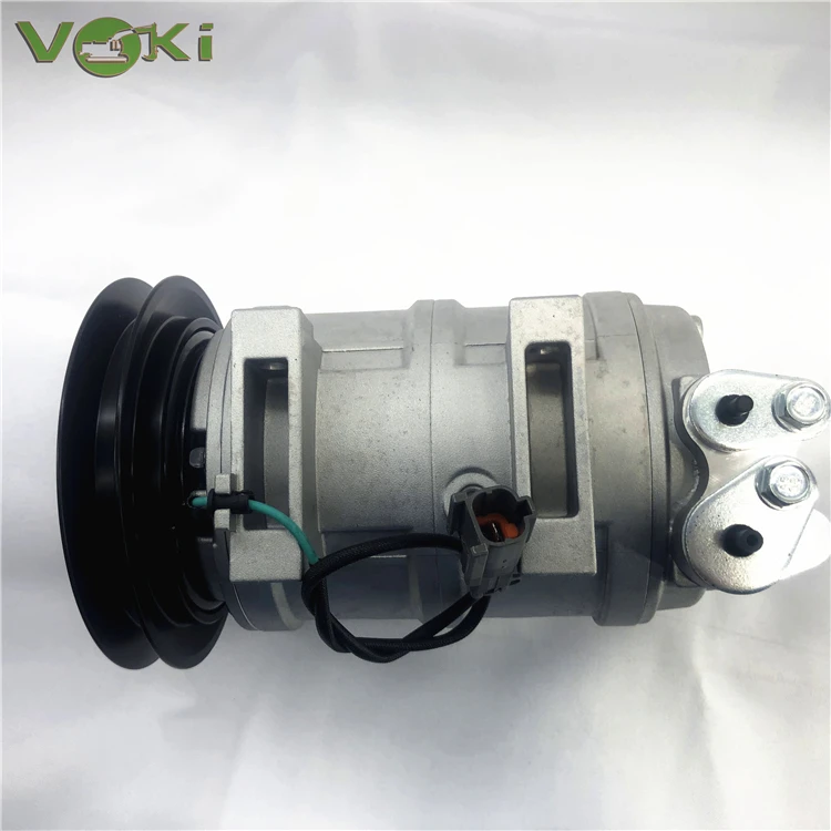 Auto excavator air conditioner compressor factory price piston type air conditioner pump for ZAX200 240 330-3