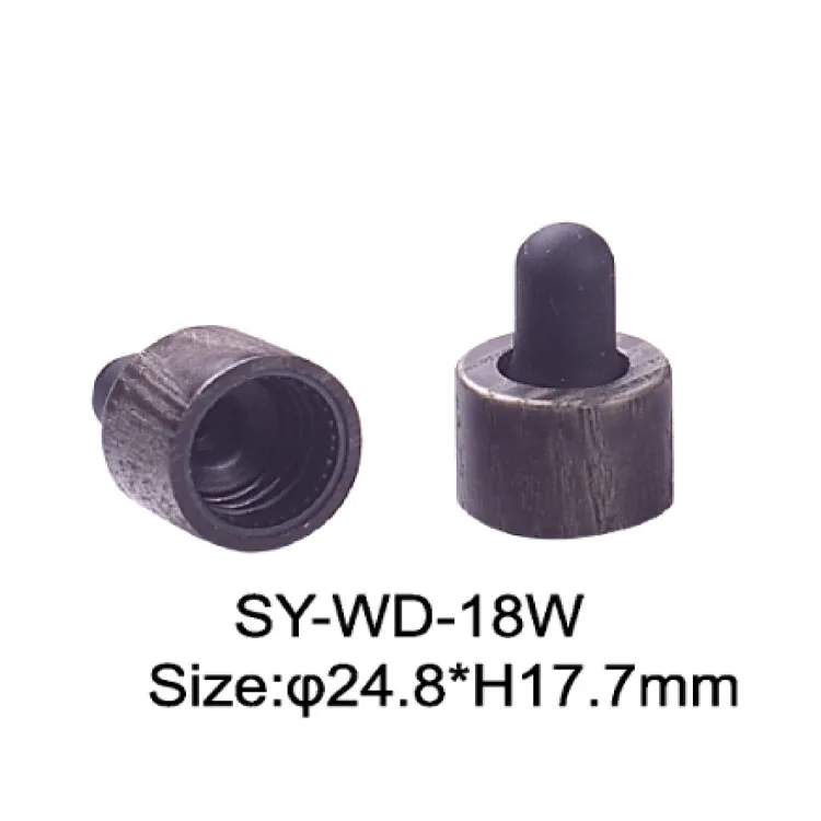 essential oil bottle  18mm Ash wooden pipettes cosmetic Eco friendly 20mm dropper