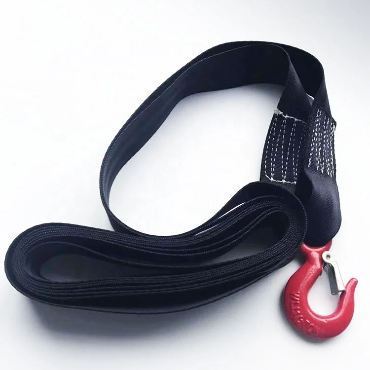 Cheap price  boat accessories and parts trailer winch webbing w/hook  for yacht/sail/car/ship