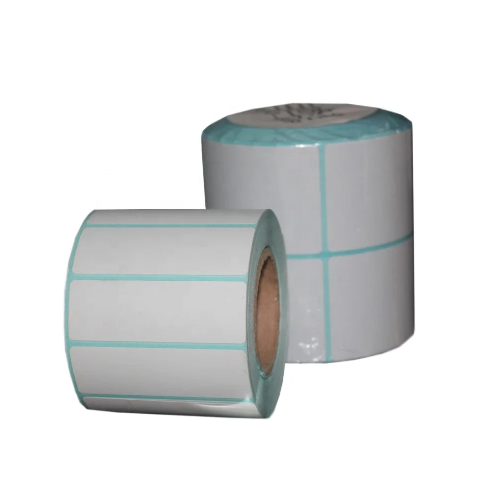 Custom Adhesive Paper Label Direct Thermal Barcode Sticker 40x30mm Shipping Thermal label for Mobile printer