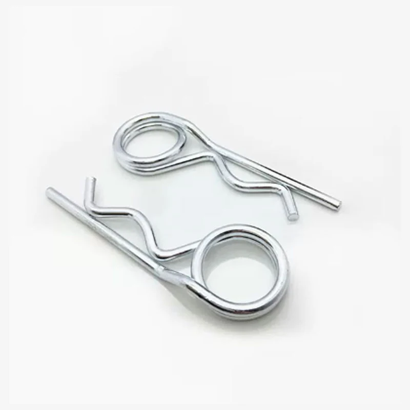 Stainless Steel Double Coil R Shape Heavy Hair Clip Spring Cotter Pin
