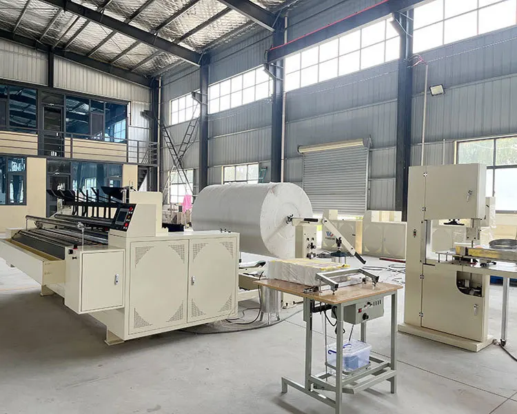 fully automated toilet paper machine roll cutting machine price toilet paper rewinding machine