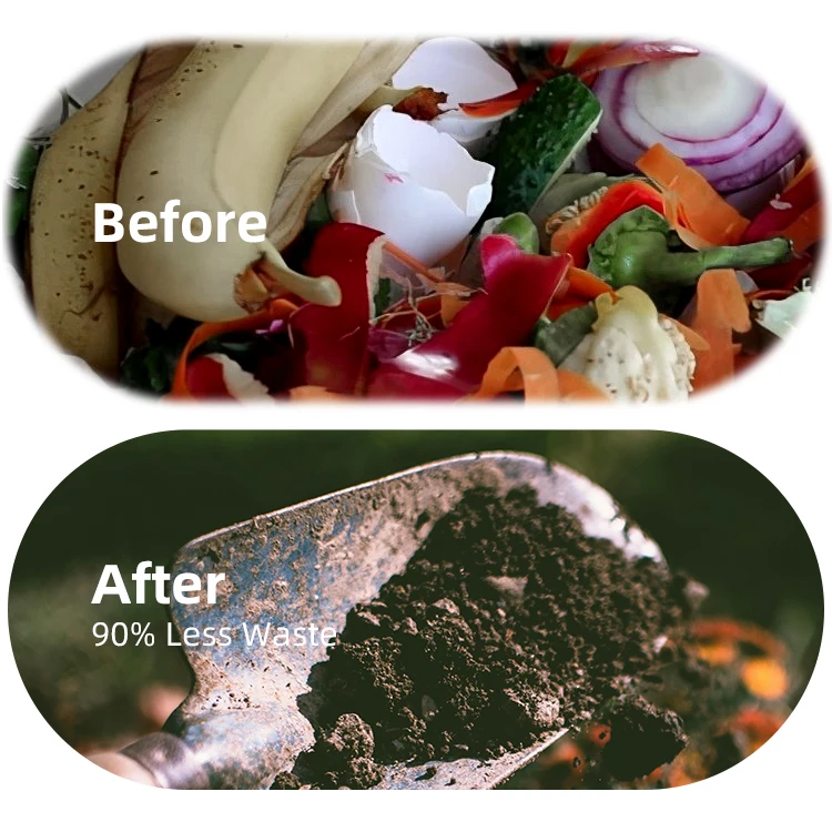 Electric Kitchen Waste Grinder Machine Household Kitchen Food Waste Composting Machine Food Waste Recycling Disposer