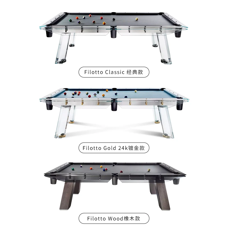 Customizable American standard Indoor entertainment furniture Modern Design oak wood 4 in 1 wooden  billiard Pool Table