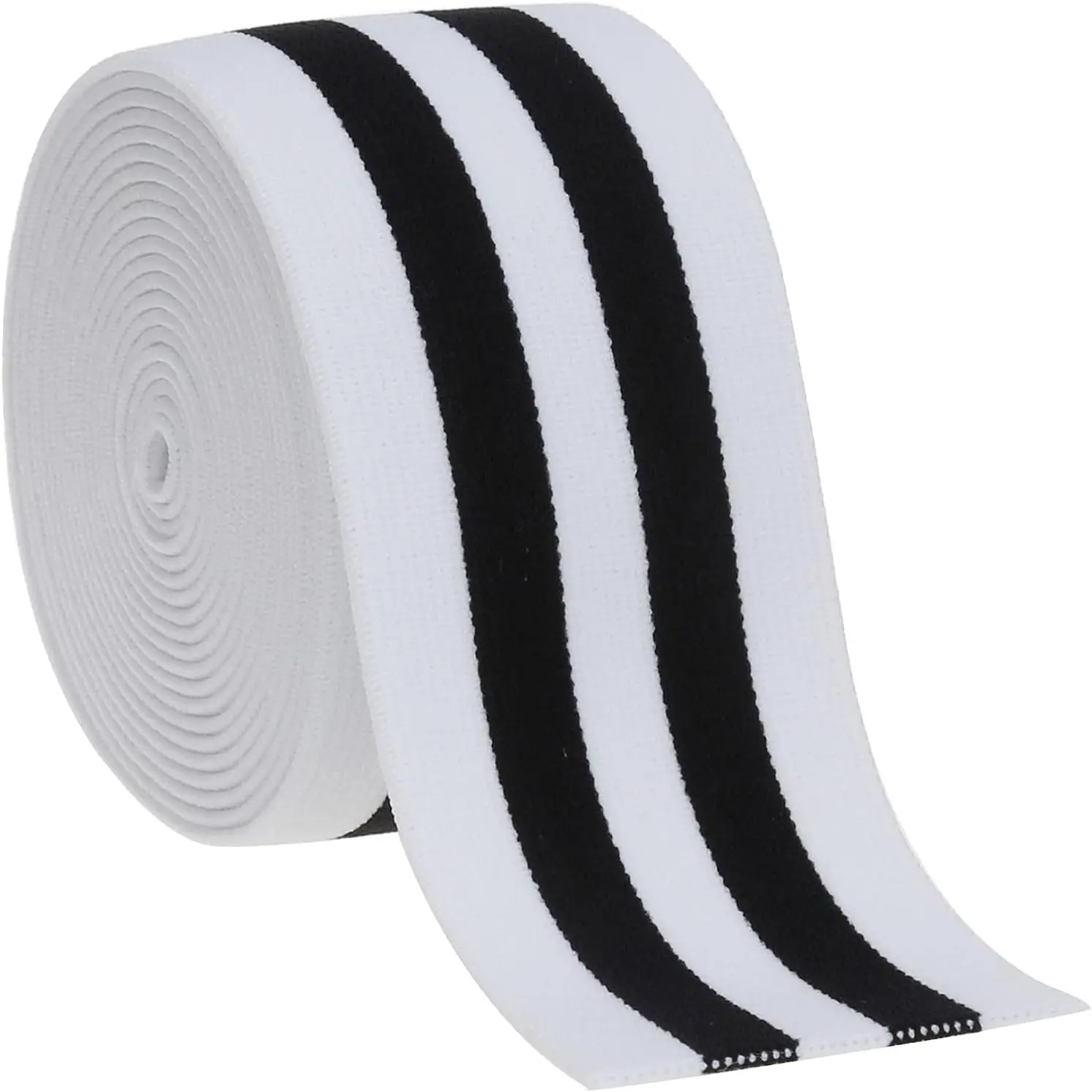 38mm Stock available clothing accessory jacquard flat stretch  elastic waist band for trouser boxer cuffs