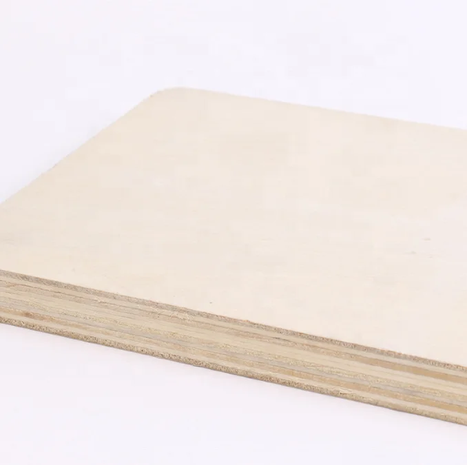 Poplar Core Plywood 18mm Plywood Birch  For Outdoor Usage Furniture