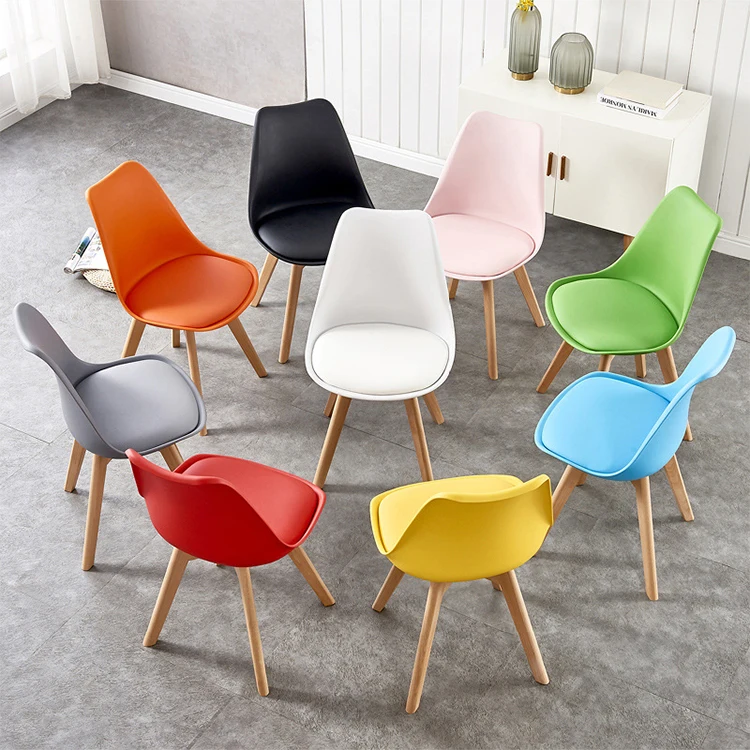 
Cheap Modern Dining Living Room Restaurant Furniture Tulip Side Chairs 