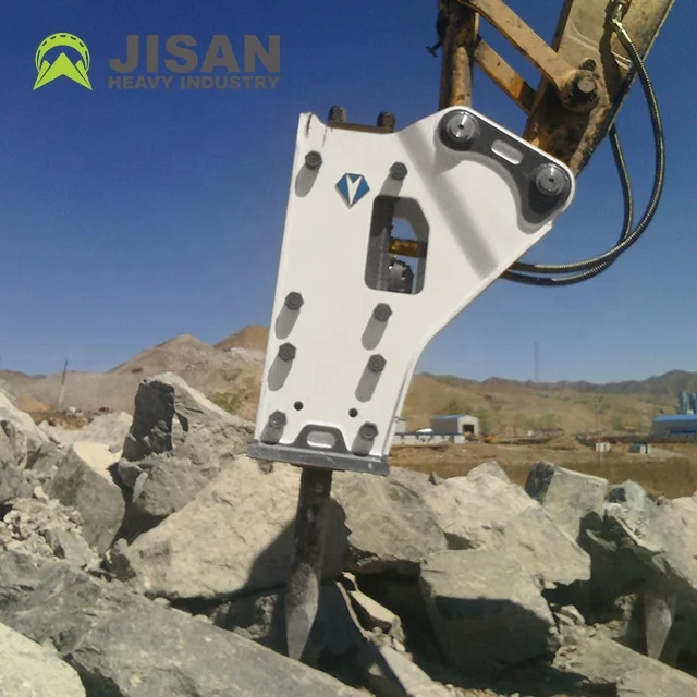 Гидравлический молоток крушитель экскаватор рок геологический