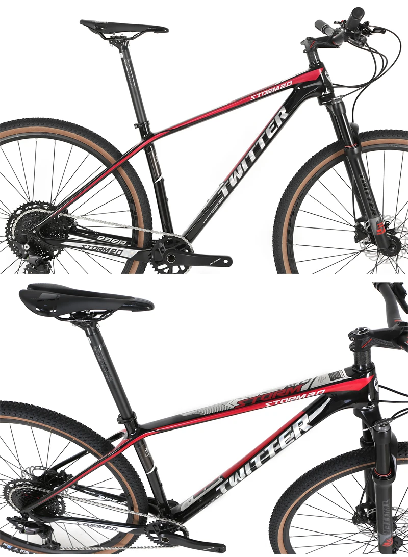 China bicycle factory STORM2.0 bicicleta carbono M6100 12 speed 27.5 29er carbon bike mtb