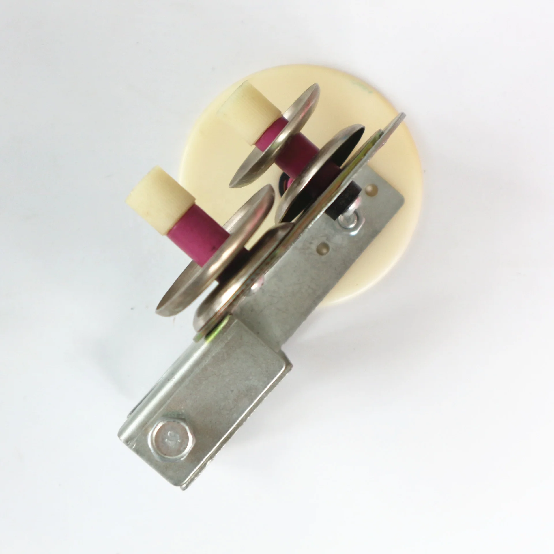 Double column tensioner tension adjustment textile machine accessories double column cotton yarn with iron two column tensioner