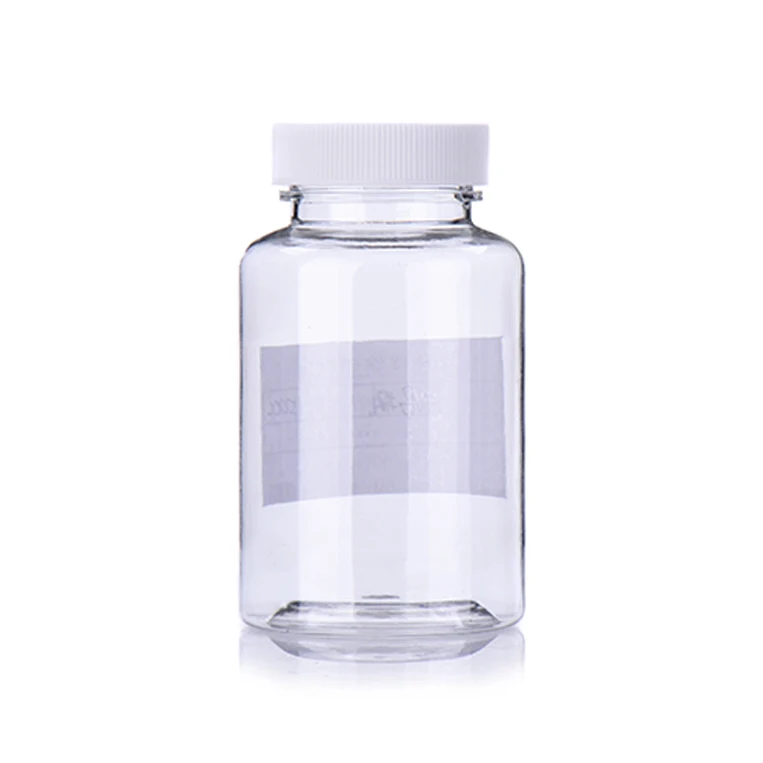 Chinese Manufacturer Logo Customized RTCO High Quality Empty PET Plastic Capsule Bottle Capsule Canister Screw Cap