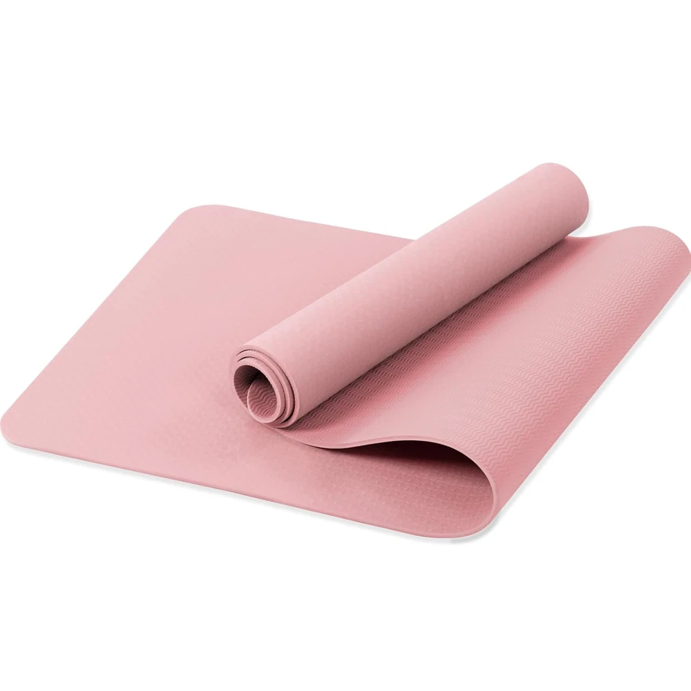 6mm Tpe Non-slip Yoga Mat Sports Fitness Pilates Exercise oga Mat Durable Training Yoga Mat