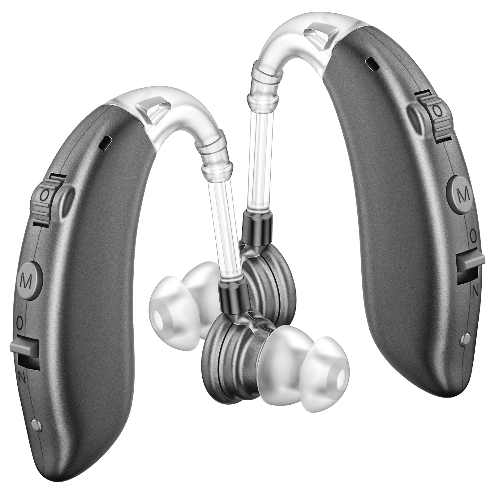 High Quality Manufacturer BTE Hearing Aids Rechargeable Earphone For Deafness Digital Noise Cancelling Sound Amplifiers