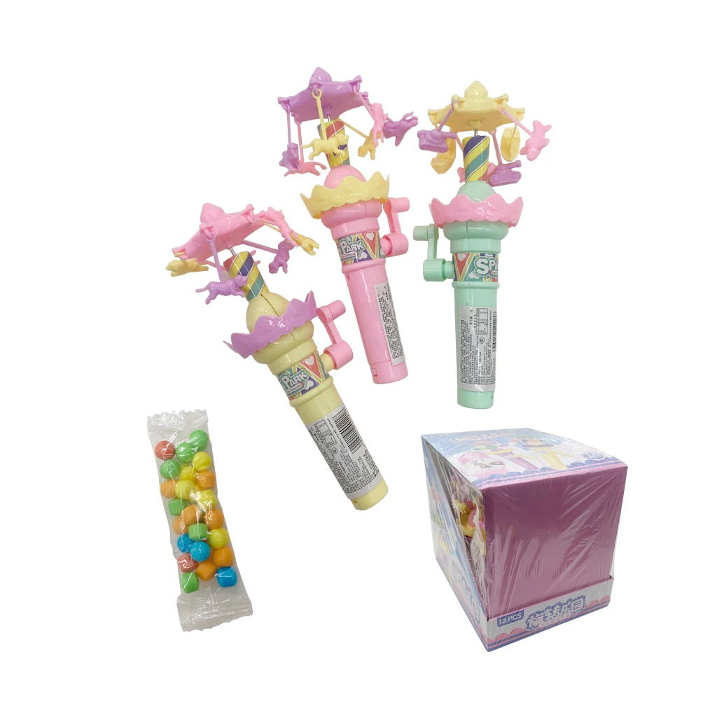 wholesale high quality toy Light Up flash toys hand shake carousel toy