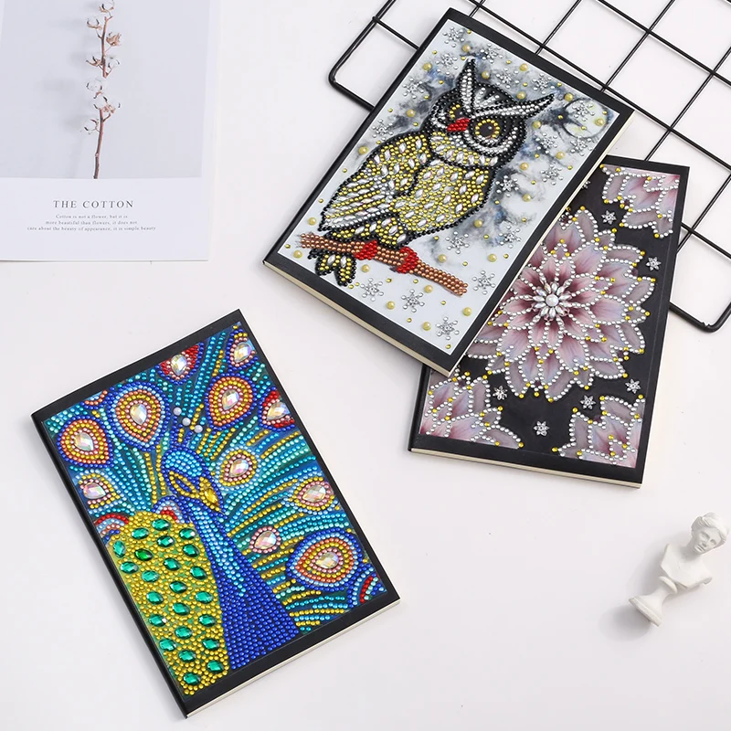 
A5 5d diy diamond painting diary notebiook for festival kids gift 