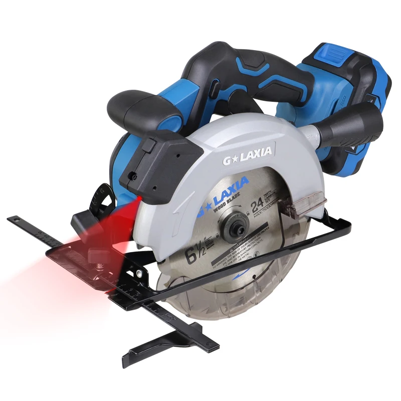 20V Cordless 6.5-Inch Circular Saw With 2PC 165mm Disc Saw Blades Electric Woodworking Tools,4000mAh Li-ion Circular Saw NEWONE