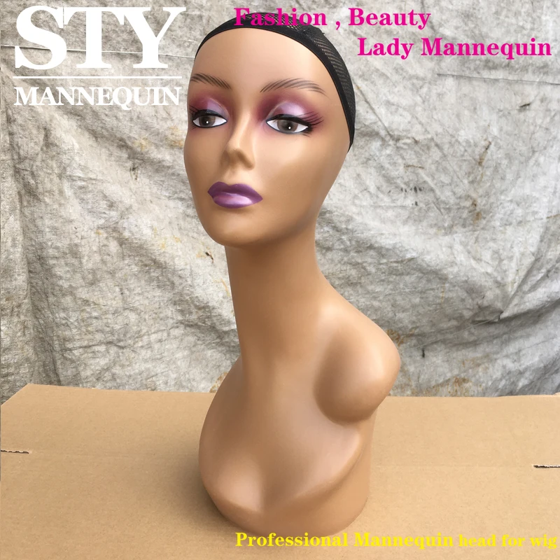 french mannequin head mannequin-head-with-shoulders display mannequin head make up