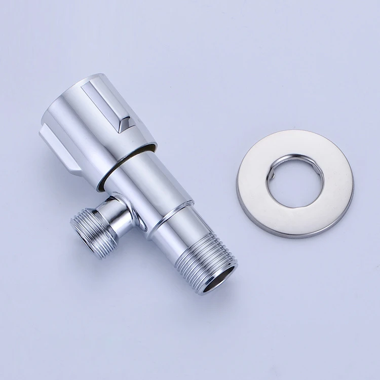G1/2+G1/2 Hot Selling Cheap Modern New Design Angel Valve Toilet Bathroom Stainless Steel Custom SS Angle Valve