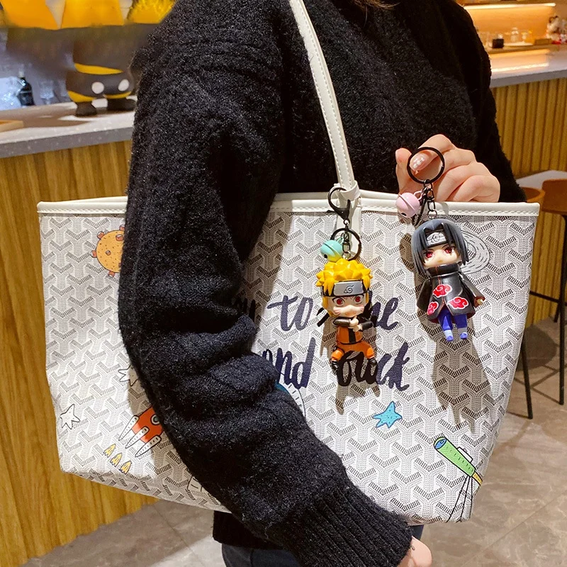 New arrivals Japanese Anime keychain resin crafts Sasuke Itachi Kakashi tsunade Narut metal Keychains action figure for kids