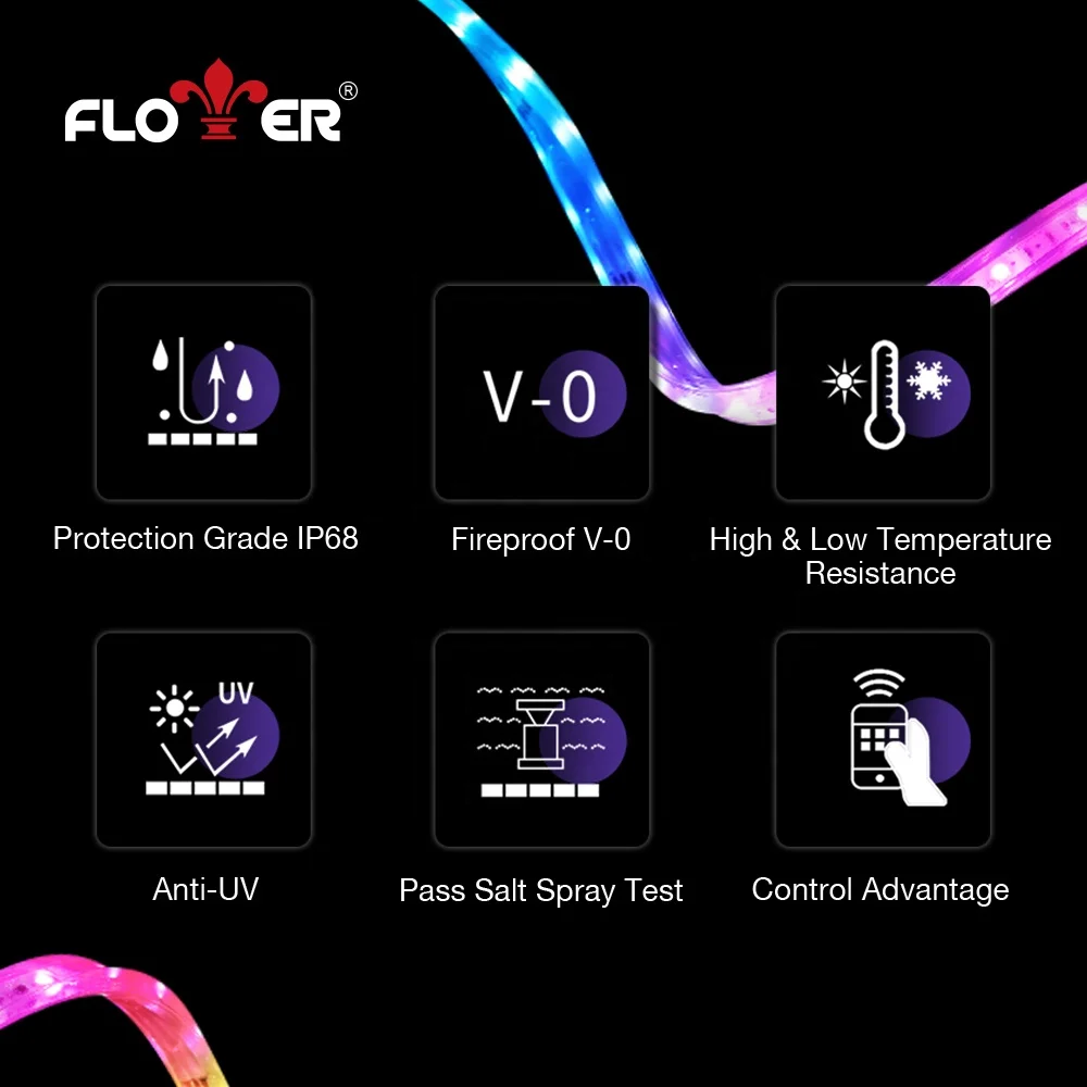 Best sell IP68 waterproof RGB cob Colour Change Remote Control LED flexible wall washer strips For outdoor decorative lighting