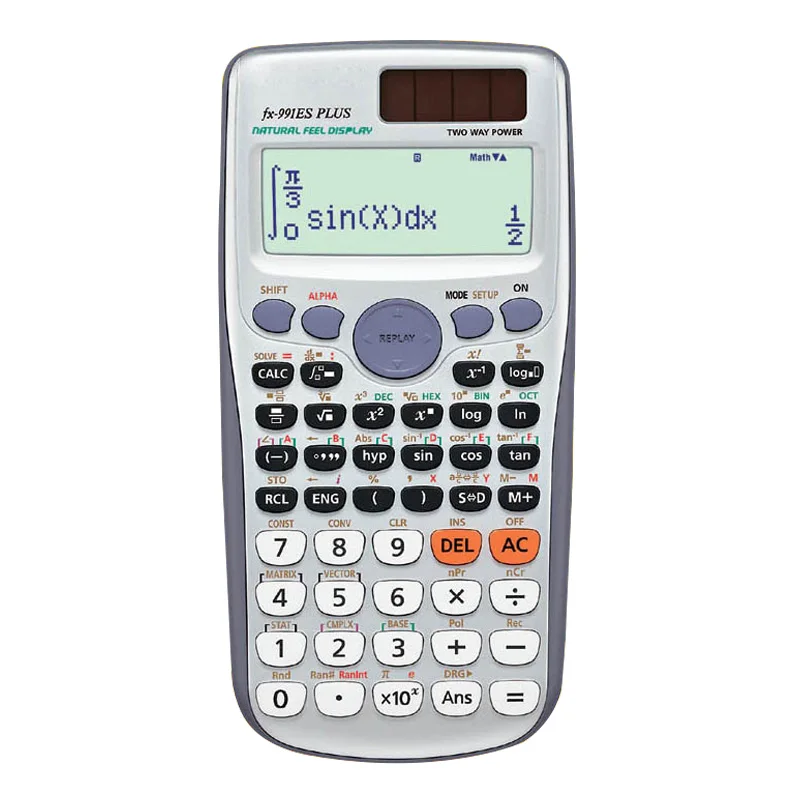 Office Supplies Multi-Function Scientific Calculator 991ES PLUS Dual Power Electronic Digital Calculator
