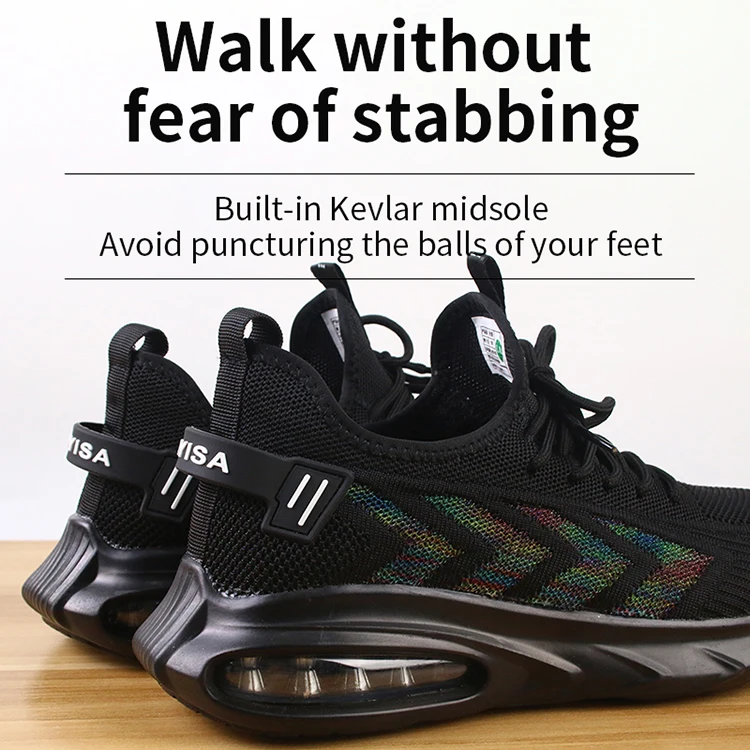 New arrival Mountaineering Breathable Safe steel toe Sport Safety Shoes for Men working industrial