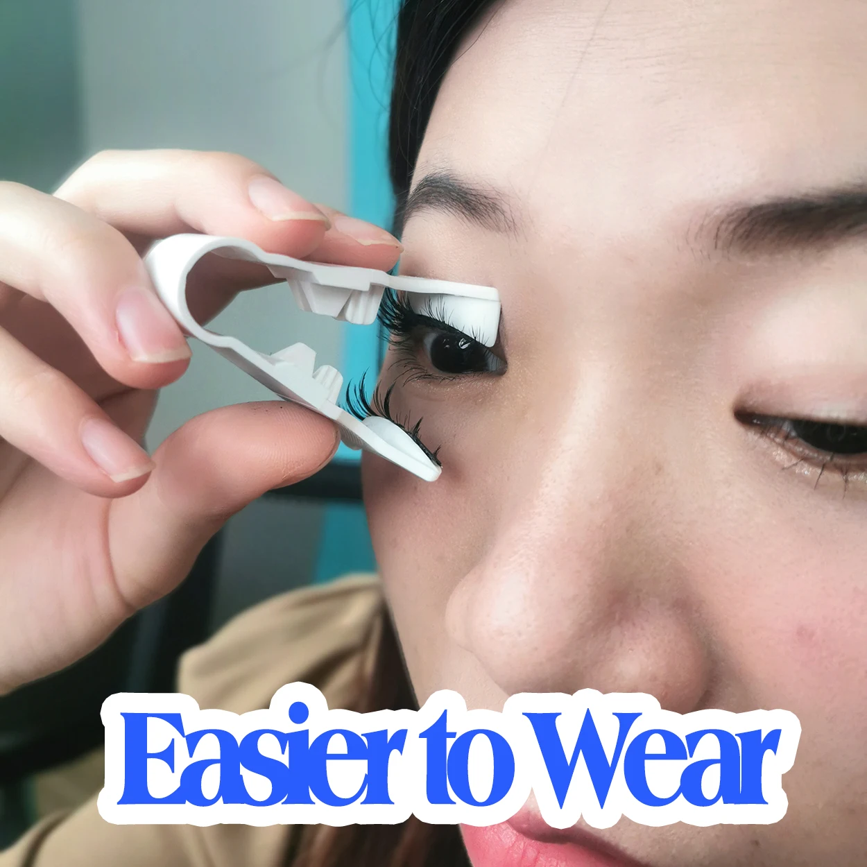 Hot Selling Easy Wear Magnetic Clip Lashes Packaging 2 Magnet Magnetic Eyelash Cosmetic Set