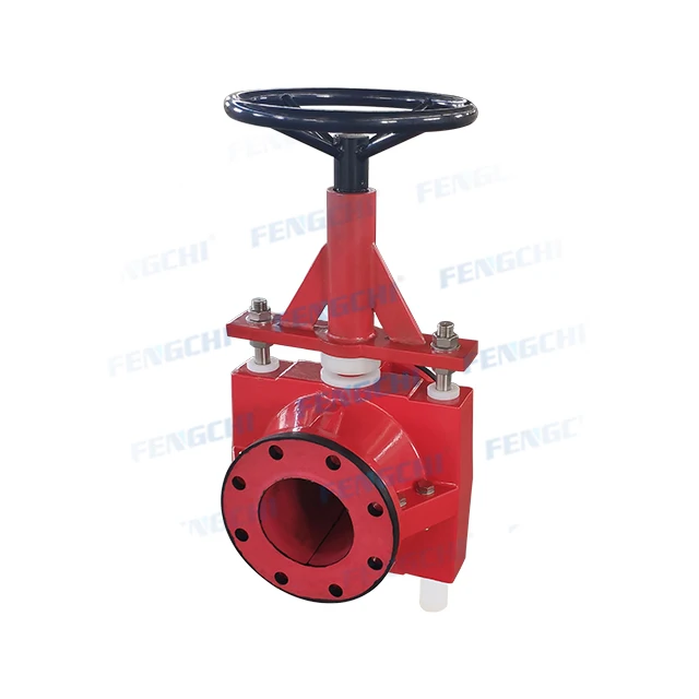 Pinch valve Manual pinch valve Wear resistant rubber lined valve suitable for wastewater treatment, etc.