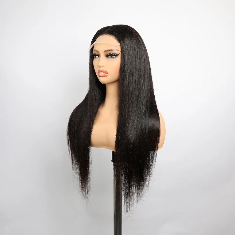 Newly Designed Product Launched Zipper Wig 13*4 Transparent HD Lace Front Glueless Human Hair Wig Splicing Style For Women
