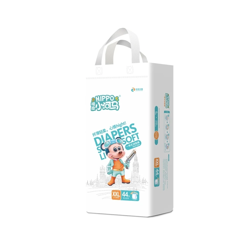 High Quality Hot Selling Organic Cotton Disposable Diapers Nappies for Cute Babies