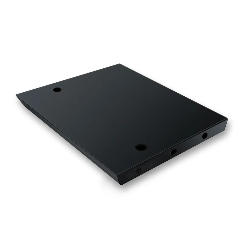 ESD Black PF Plate for 3/4 Axis CNC Milling Tapping for Baffle Manufacturing with Steel Brass Stainless ABS Metal Parts