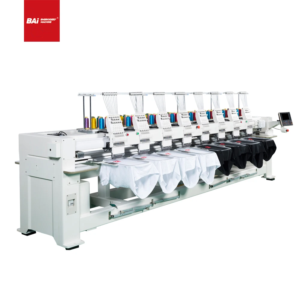 BAI TE515 computer embroidery machine 8 head ca p with good