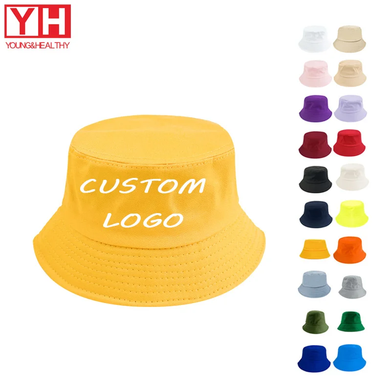 Luxury Wholesale Outdoor Adult Summer Fisherman Hat Unisex High Quality Custom Embroidered Cotton Blank Bucket Hat For Men