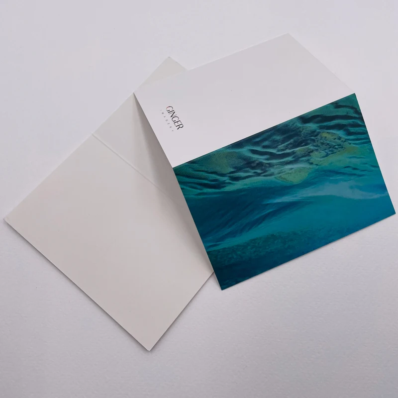 Wholesale business card paper folding postcard wedding gift card custom printing thank you birthday greeting christmas card