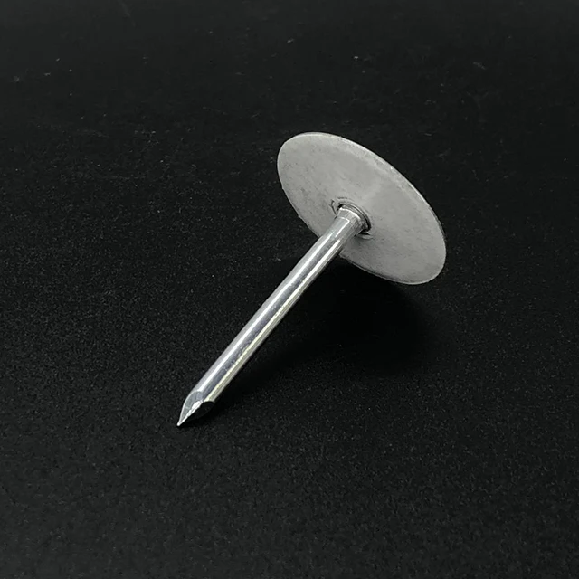 Supplier Glass Wool Paper Insulation Cup Head Pins For Glass wool Fixing