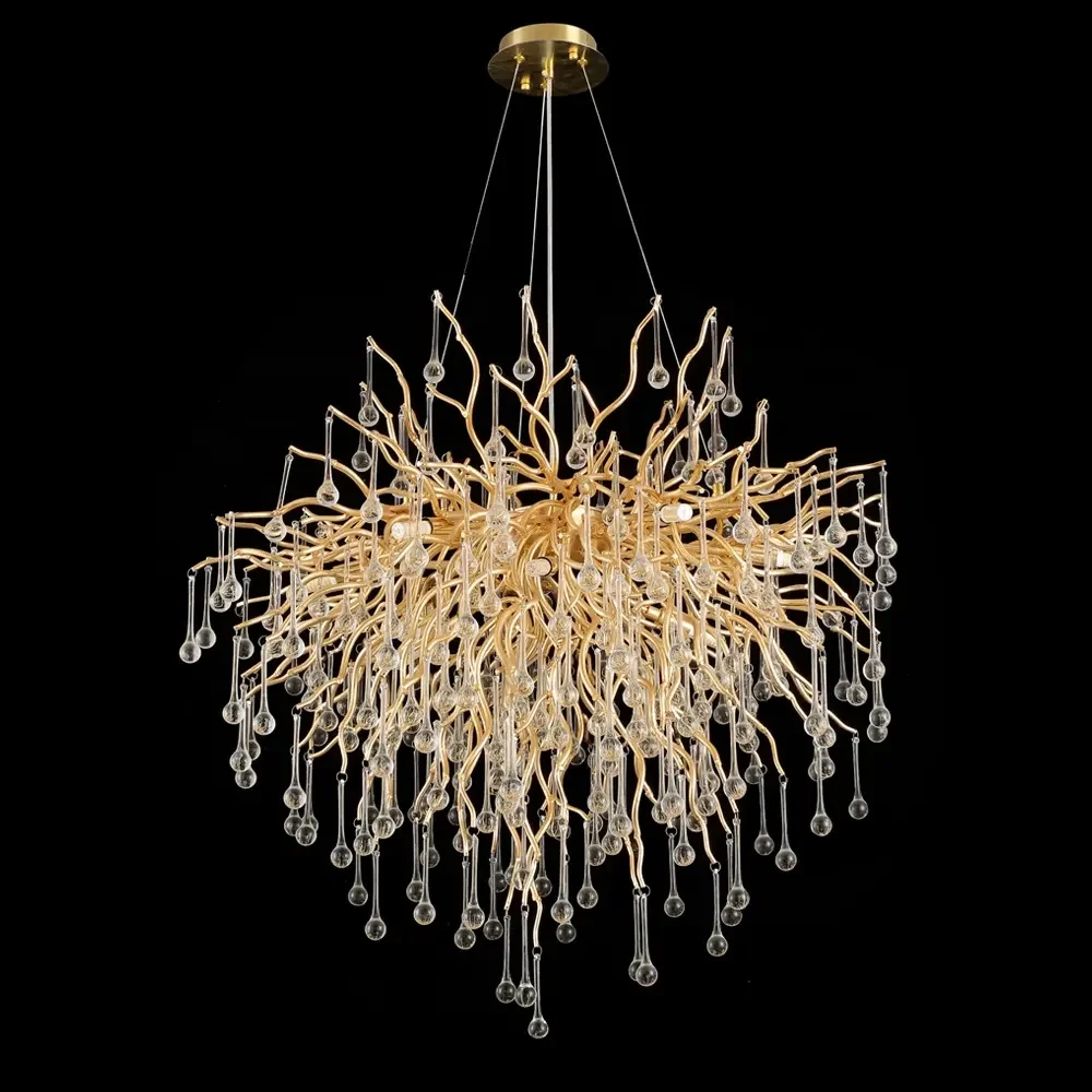 modern chandeliers for dining room custom made tree branches chandelier luxury rain drop chandelier