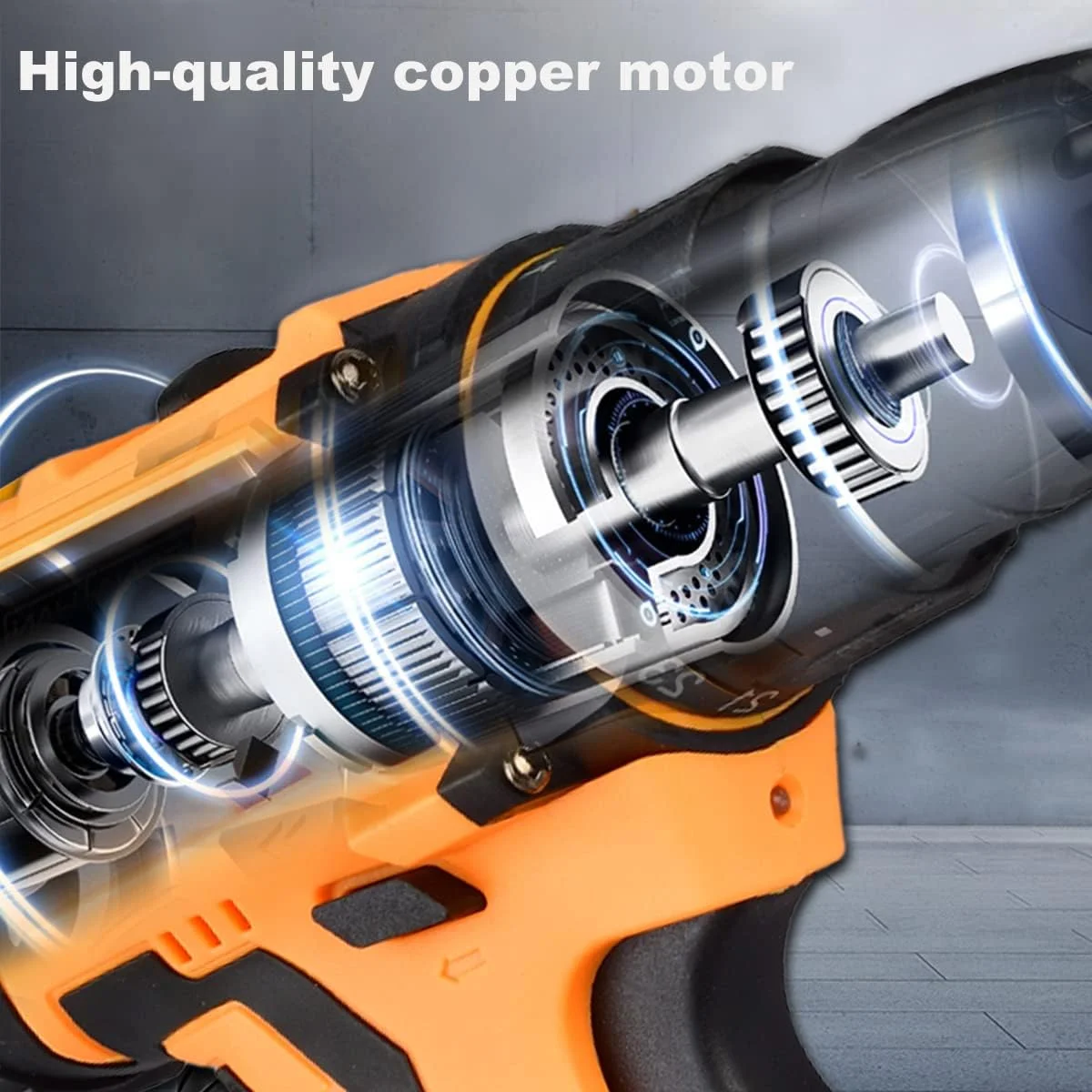 OEM Power Impact Drill 16V 1.5Ah Single Speed Cordless Electric Drill with slow charge Handheld  Drills