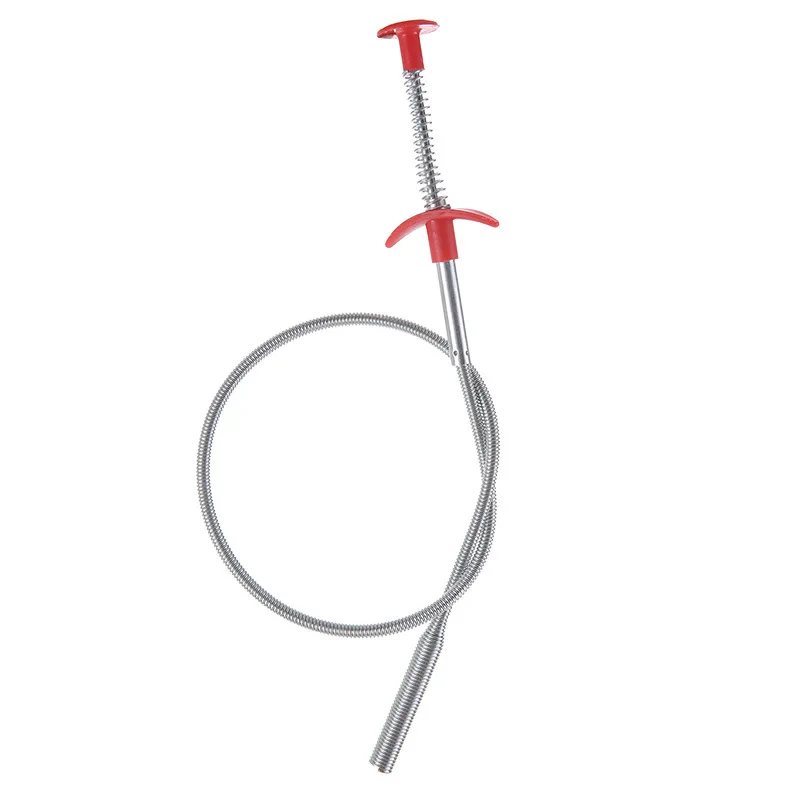 Stainless Steel Sewer Dredging Tools Auger Drain Sewer Snake Blocked Hair Drain Pipe Cleaner Clog Remover Cleaning Tool