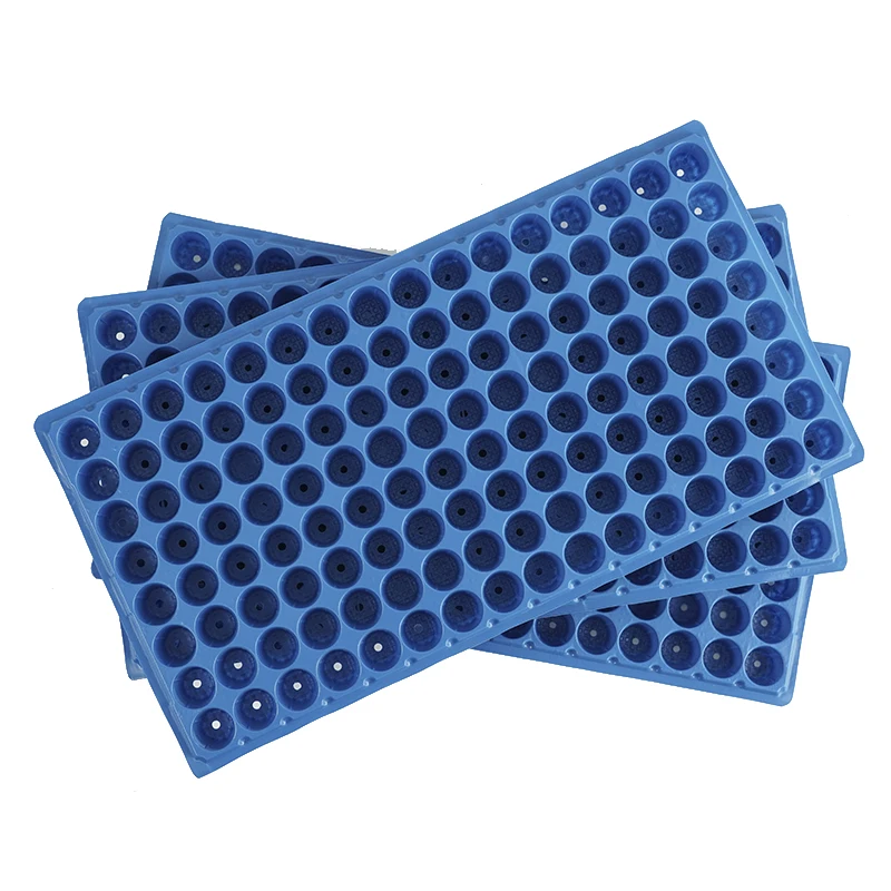 128 Holes Factory Direct Produced High Quality Plastic Nursery Seedling Trays PET Seedling Trays Used Many Times