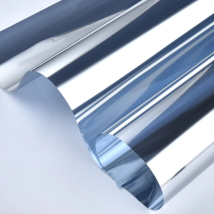 Ultra clear anti UV mirror window tint building reflective protect privacy one way vision film for house and office