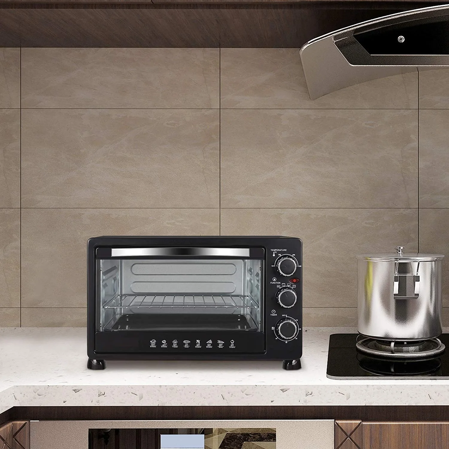 Kitchen Baking Toaster Electrical Oven 25L Small Mini Electric Oven For Home