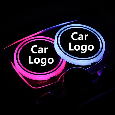 RGB логотип на заказ доступные автомобильные подстаканники коврики подставки для бутылок