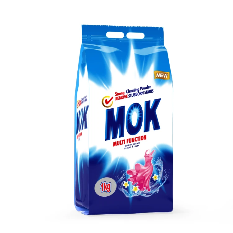 Customized Multifunction Bulk Pack Laundry Detergent Powder Brand Stocked Washing Powder for Apparel Disposable
