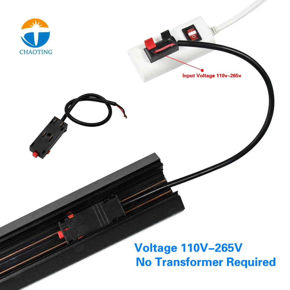 Commercial Stretch Ceil Rail Smart 220V Tracklights LED System Aluminum Magnetic Track Light Profile For Uk Russia Stretch Ceil