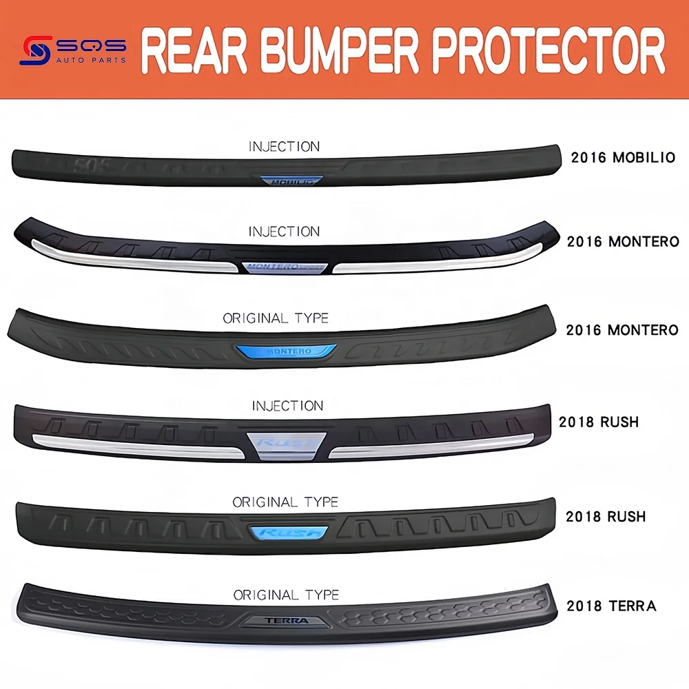SQS High-Quality Rear Bumper Guard Bumper Protector Injection Auto Parts Auto Exterior Accessories For 2017- C-RV Hond-a