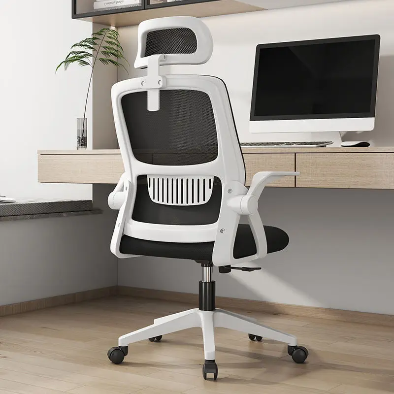 Charmount Factory Ready Stock Office Chair with Headrest Home Computer Chair Mesh Staff Chairs Swivel Conference
